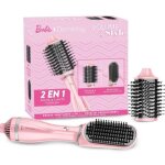 Brosse soufflante - demeliss - volume & style - barbie edition - 1200 w - 3 tempratures - rose