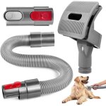Brosse de toilettage pour chat et chien, kit de toilettage pour animaux, compatible dyson v11 v10 v8 ...