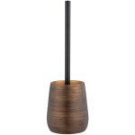 Brosse wc palena wenko porte brosse wc design chic avec anneaux de bronze, manche noir, tte de brosse ...