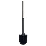 Brosse wc de rechange chrom sun&moon noir spirella