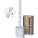 Brosse wc silicone plate - brosse toilette et supports, anti - goutte, antibactrienne, balayette wc ...