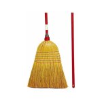 Brosserie thomas - balai paille de riz 6 fils poire roulee