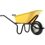 Brouette bati plus 110l 1061mg jaune etroite 60 cm 1 roue gonflee