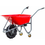 Torros ? brouette motoris�e 80l 150kg ? moteur �lectrique 500w ? autonomie 1, 5h ? pour terrains accident�s ...