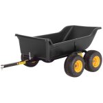 Brouette en plastique polar remorque 623 litres noir 249x137x79 cm Brouette en plastique polar remorque 623 litres noir 249x137x79 cm
