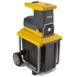 Stiga bio silent 2500 broyeur �lectrique 2500 w, rouleau rotatif � 8 dents, bac de ramassage 60 l