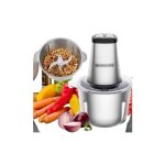 Broyeur hachoir électrique pour fruits, légumes et glace en acier 500 w. Broyeur hachoir électrique pour fruits, légumes et glace en acier 500 w.
