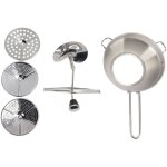 Broyeur manuel de confitures, m�langeur de nourriture d'acier inoxydable