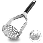 Broyeur � pommes de terre robuste en acier inoxydable, outil de cuisine pliable et broyeur alimentaire, ...