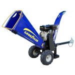 Goodyear - broyeur végétaux thermique 15cv branches Ø5 à 12cm max démarrage électrique Goodyear - broyeur végétaux thermique 15cv branches Ø5 à 12cm max démarrage électrique