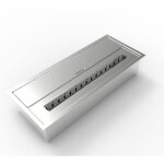 Divina fire - brleur de chemine au biothanol biochemine en acier inoxydable 3, 5 lt 45, 7x18, 7xh9, ...