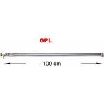 Fonderia bongiovanni - brleur gaz gpl 48 - 55 - 65 - 50 - 100 cm pour barbecue pierre ollaire plaque ...