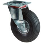 Bs rollen - roue gonflable d. de la roue 260 mm cap. charge 130 kg rouleau de renvoie avec plaque � visser ...