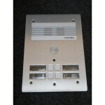 Bticino 308304 platine de rue s�rie 300 audio - fa�ade alu 4mm - 4 appels