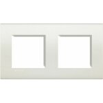 Assiette carre livinglight blanche 2 x 2 modules lna4802m2bi