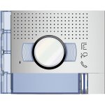 Face avant bticino a / v standard 1 bouton sur colonne unique finition allmetal 351211