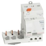 Bticino bloc diff�rentiel disjoncteur 4p a 63a 500ma 3 modules g45a63