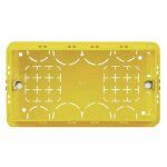 Bote d'encastrement maonnerie pour 4 modules bticino 504e