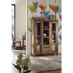 Buffet 115x40 bois de r�cup�ration laqu� multicolore nature of spirit 21