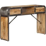 Buffet 120x30x75 cm bois de manguier massif vidaxl