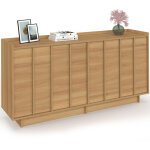 Buffet 160 cm rosie 4 portes fa�on h�tre design minimaliste