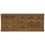 Rendez - vous d�co - buffet 9 tiroirs en bois de c�dre recycl� - tobias