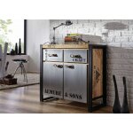 Buffet 90x40 manguier brut imprimé bois naturel factory 131 Buffet 90x40 manguier brut imprimé bois naturel factory 131