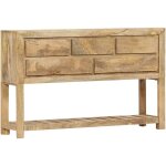 Helloshop26 - buffet bahut armoire console meuble de rangement 120 cm bois de manguier massif