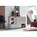 Meublorama - buffet, bahut, enfilade klis trois portes et trois niches. coloris gris perle et chêne. ... Meublorama - buffet, bahut, enfilade klis trois portes et trois niches. coloris gris perle et chêne. ...