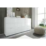 Azura home design - buffet bizianno blanc 161 cm