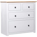 Buffet blanc 80x40x83 cm pin gamme panama vidaxl
