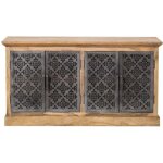 Made in meubles - buffet enfilade en bois de manguier sahara Made in meubles - buffet enfilade en bois de manguier sahara