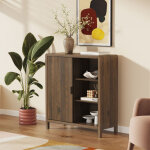 Buffet lukkodso 82 x 75 x 30 cm effet noyer [en. casa]