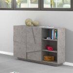 Buffet salon salle � manger 2 portes 3 placards ping komode concrete