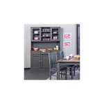 Inter link - buffet vaisselier 5 portes et 3 tiroirs en pin massif gris - tera Inter link - buffet vaisselier 5 portes et 3 tiroirs en pin massif gris - tera