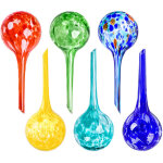 Bulle d?arrosage (lot de 6) ? boule d?irrigation en verre pratique pour arroser vos plantes en vacances ...