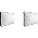 Bultex - lot de 2 oreillers spécial cervicales mousse mémoire 40x60 Bultex - lot de 2 oreillers spécial cervicales mousse mémoire 40x60