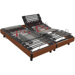 Bultex - sommier relaxation cerisier pop art sigma 2x90x200