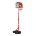 Bumber - panier de basket sur pied mobile pour enfant 'atlanta' hauteur r�glable jusqu'� 1m35