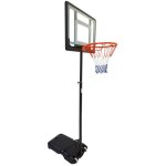 Bumber - panier de basket sur pied mobile 'orlando' hauteur r�glable de 1, 6m � 2, 10m