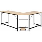Goplus - bureau d'angle ordinateur en forme l - 167, 5x125, 5x73, 5cm - capacit de charge 100kg - bureau ...