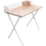 Bureau en bois et m�tal brice