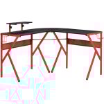 Bureau gaming d'angle bureau gamer bureau informatique bracket casque porte - gobelet tagre cran rglable ...