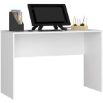 Bureau d'ordinateur akord b17 blanc 120 cm couleur blanc 120x50x79 cm
