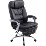 Fauteuil de bureau xl troy similicuir noir