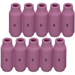 Buse en alumine et cuves c�ramiques pour soudure tig buses 10n49, 5 avec orifice de 8, 0mm - pour chalumeau ...