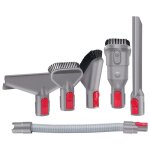 Buse brosse accessoires kit avec tuyau extensible pour dyson v7 v8 v10 v11 v11 sv10 sv11 sv14 aspirateur, ...