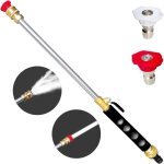 Buse de jet pour tuyau d'arrosage, comprend 2 buses haute pression et connecteurs rapides, des outils ...