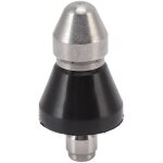 Buse de nettoyage de tuyaux �gout haute pression, g1 / 4 buse de d�bouchage de tuyau en acier inoxydable, ...