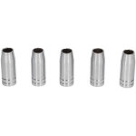 Buse de pistolet de soudage, 5 pi�ces, tasse de bouclier conique en laiton pour consommables de torche ...
